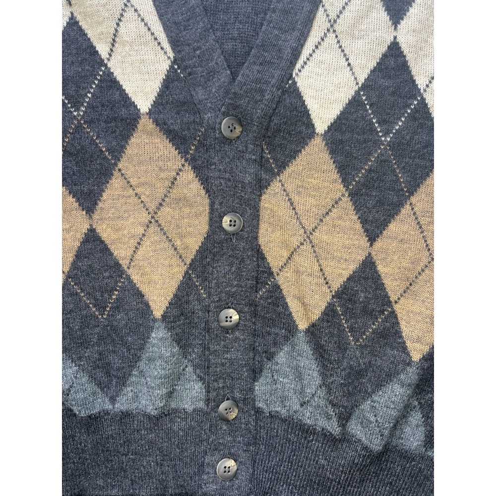 Kenneth Roberts Sweater Vest Mens Large‎  Wool Blend Made in Italy - Picture 2 of 10